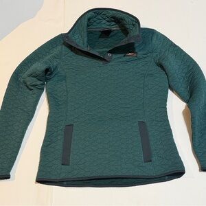 Moosejaw Teal Quilted Pullover